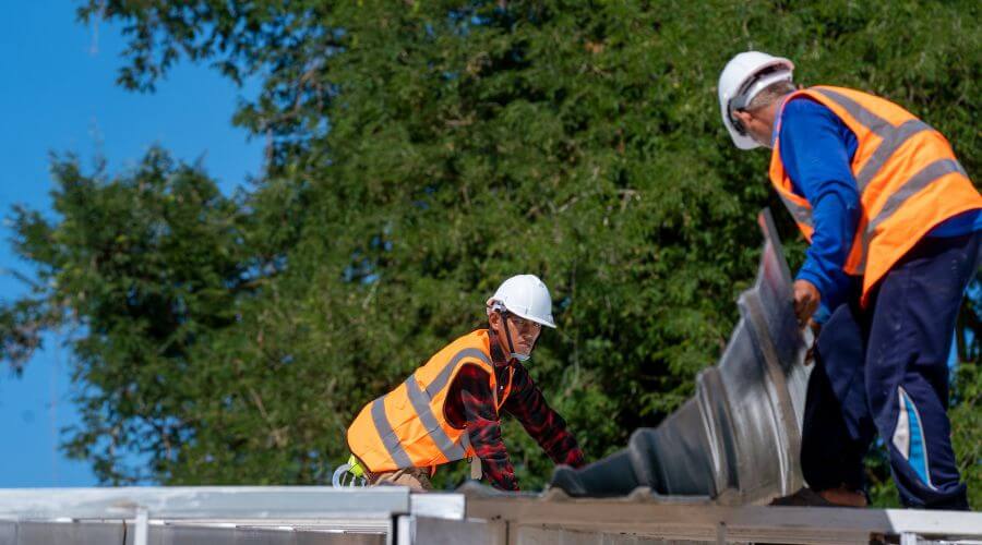 Professional metal roof installation in Ursa, IL
